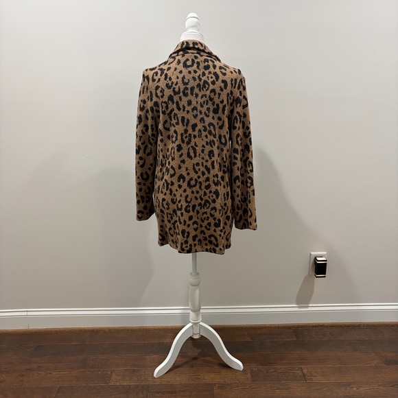 Rachel Zoe Tan Leopard Teddy Jacket - Picture 4 of 6